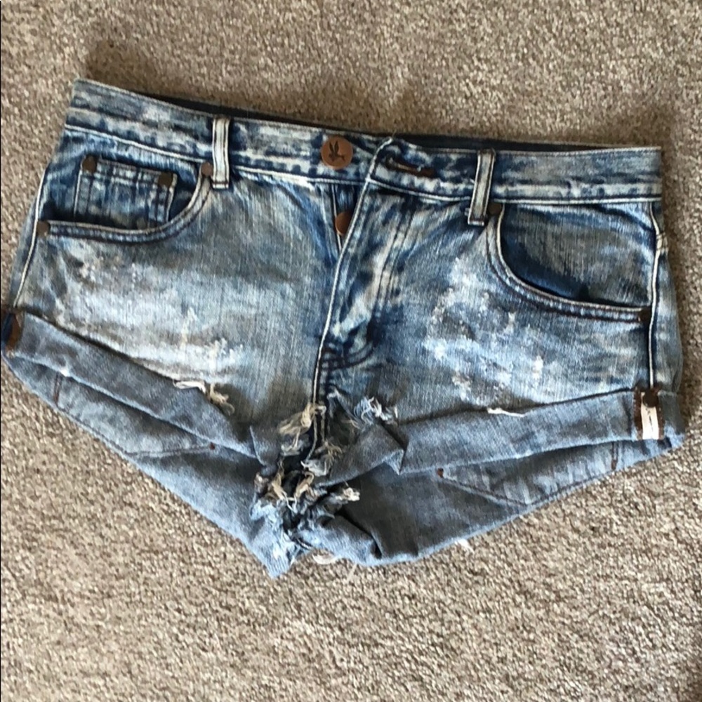 One teaspoon denim shorts
